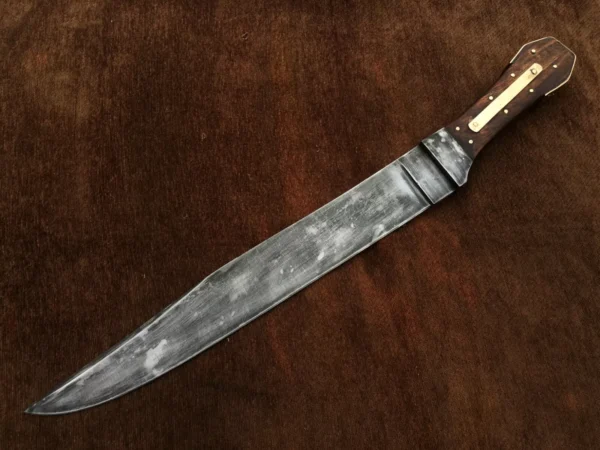 James bowie no,1 , Custom handmade 5160 spring steel guard less bowie knife