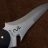 Resident Evil 4 Jack Krauser knife Large verion, Made of spring steel , fixed blade hunting knife, bowie knife by sufi damascus, razor sharp knife fully functional 8mm thick knife with leather sheath