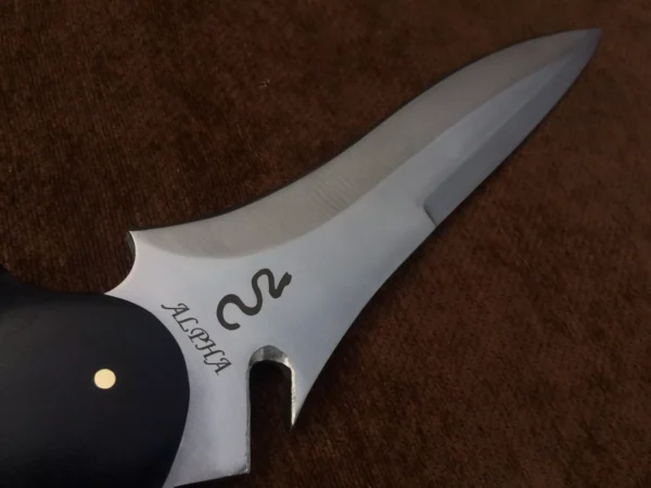 Resident Evil 4 Jack Krauser knife Large verion, Made of spring steel , fixed blade hunting knife, bowie knife by sufi damascus, razor sharp knife fully functional 8mm thick knife with leather sheath