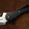 Resident Evil 4 Jack Krauser knife Large verion, Made of spring steel , fixed blade hunting knife, bowie knife by sufi damascus, razor sharp knife fully functional 8mm thick knife with leather sheath