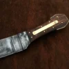 James bowie no,1 , Custom handmade 5160 spring steel guard less bowie knife