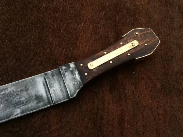 James bowie no,1 , Custom handmade 5160 spring steel guard less bowie knife