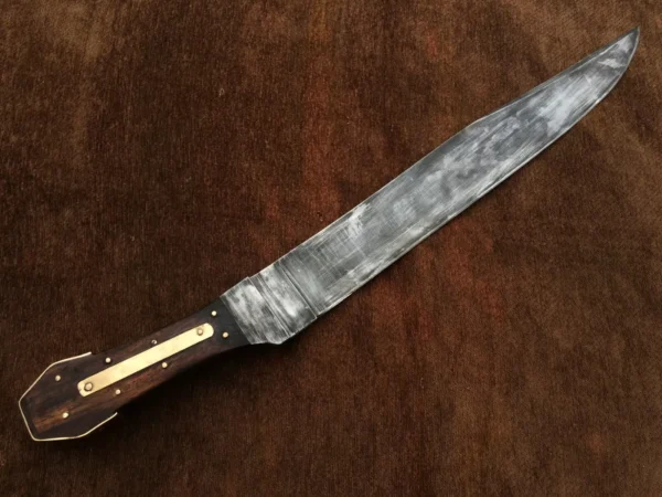 James bowie no,1 , Custom handmade 5160 spring steel guard less bowie knife