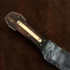 James bowie no,1 , Custom handmade 5160 spring steel guard less bowie knife