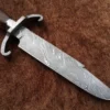 Damascus Steel Bart Moore Bowie knife , Historical Knife , Alamo Museum Historical knife , Collectable knife , Hunting knife, high quality custom knife , high quality damascus steel knife , custom knife , sufi damascus custom knife