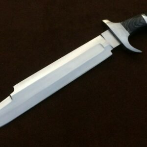 Handmade 5160 Spring Steel MCS Predator Machete, Bowie Knife, Tactical Knife , Jack Crain MCS Predator