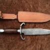 Damascus Steel Bart Moore Bowie knife , Historical Knife , Alamo Museum Historical knife , Collectable knife , Hunting knife, high quality custom knife , high quality damascus steel knife , custom knife , sufi damascus custom knife