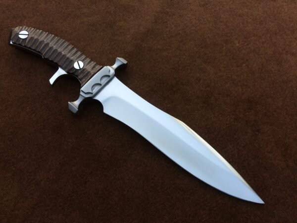 Rambo Heartstopper Bowie Knife – Handmade 5160 Spring Steel Movie-Inspired Collectible Replica for Fans and Display , Fully Functional